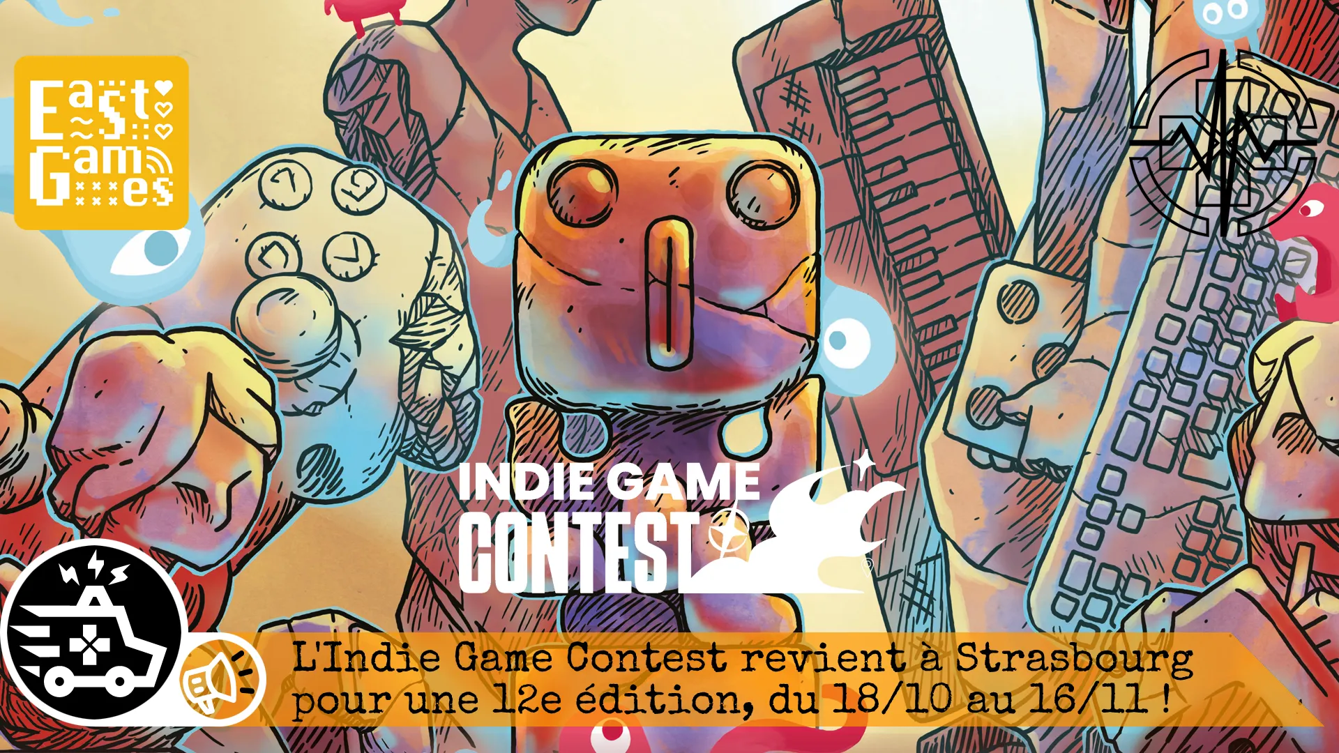 L&rsquo;Indie Game Contest revient à Strasbourg pour une 12e édition, du 18 octobre au 16 novembre !