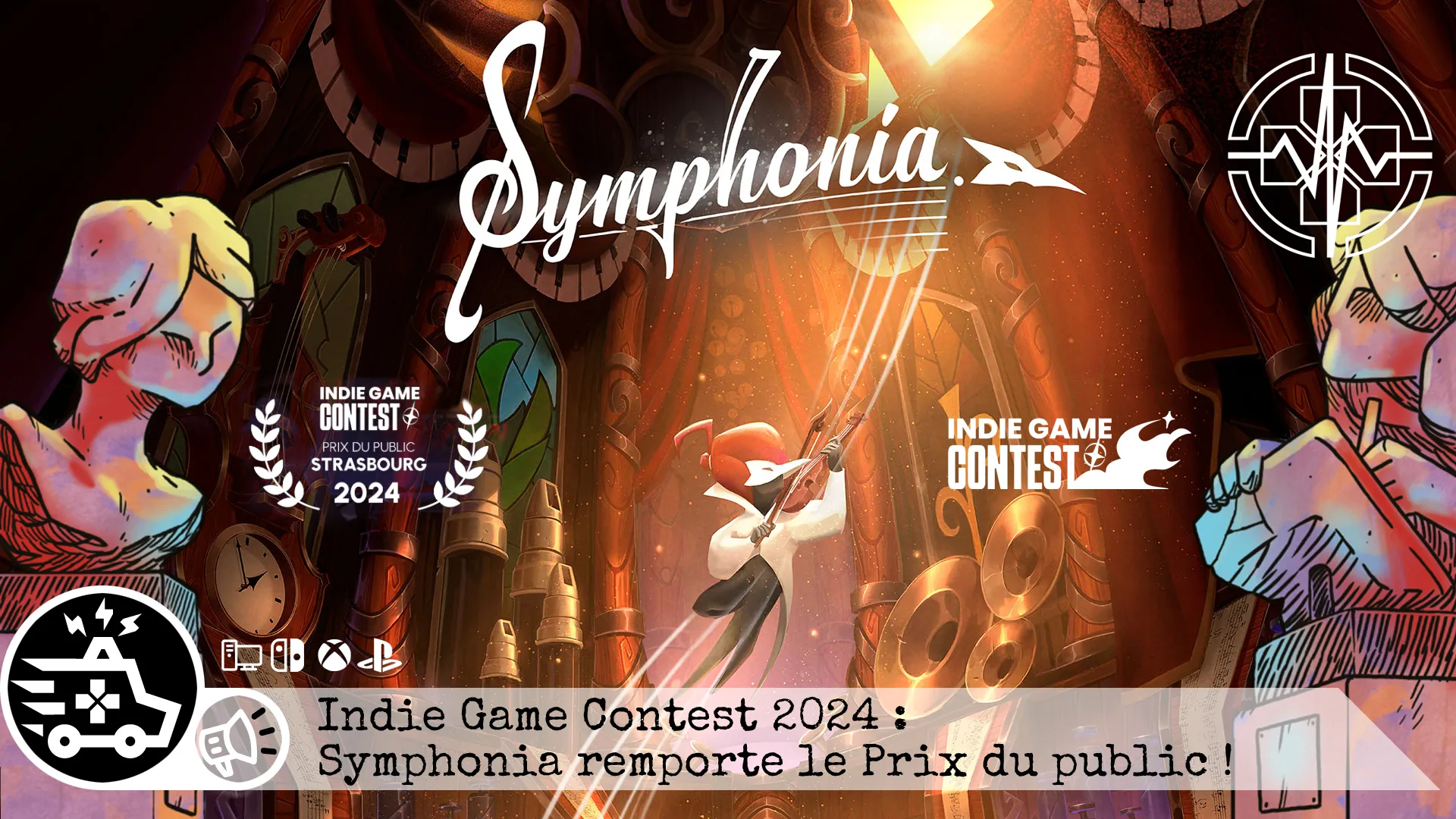 Entretien : Symphonia – primé par le public à l&rsquo;Indie Game Contest 2024 !